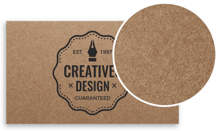 Specialty Kraft Paper Business Cards