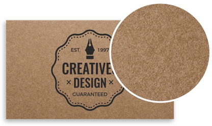 Specialty Kraft Paper Business Cards